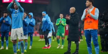 Manchester City di Anfield