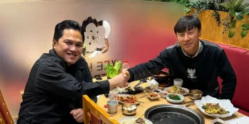 Erick Thohir dan Shin Tae-yong sepakat untuk memperpanjang kontrak