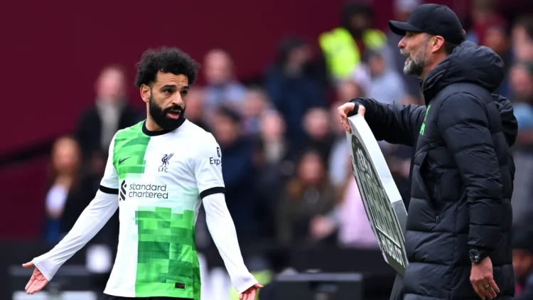 Jurgen Klopp dan Mohamed Salah