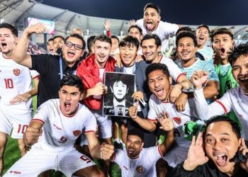 Shin Tae-yong bersama Timnas Indonesia U-23