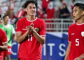 Momen ketika TImnas Indonesia U-23 berhasil memenangkan pertandingan melawan Timnas Australia U-23