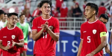 Momen ketika TImnas Indonesia U-23 berhasil memenangkan pertandingan melawan Timnas Australia U-23