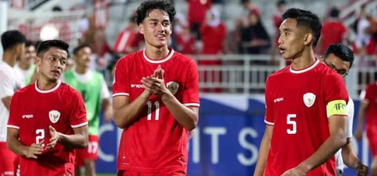 Momen ketika TImnas Indonesia U-23 berhasil memenangkan pertandingan melawan Timnas Australia U-23