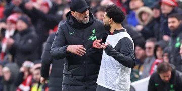 Jurgen Klopp dan Mohamed Salah