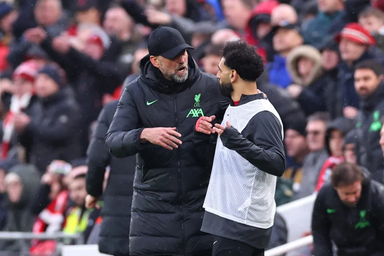 Jurgen Klopp dan Mohamed Salah