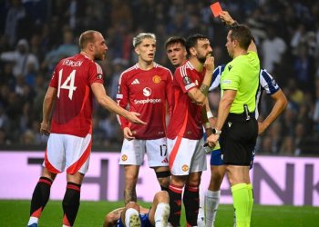 Bruno Fernandes Dapat Kartu Merah Dua Kali dalam Lima Hari