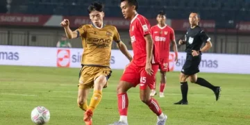 Dewa United Kunci Kemenangan 2-0 atas Liga Indonesia All Star