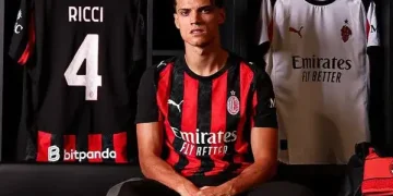 Samuele Ricci Resmi Berseragam AC Milan