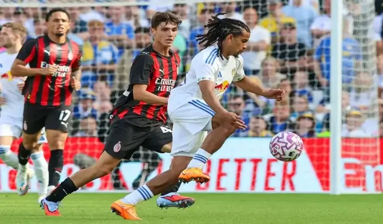 Leeds United vs AC Milan: Laga Uji Coba Berakhir Imbang 1-1