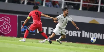 Timnas Indonesia U-23 Kalah 0-1 Melawan Korea Selatan di Sidoarjo