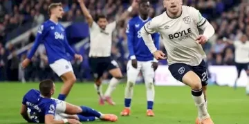 West Ham Imbang 1-1 di Markas Everton