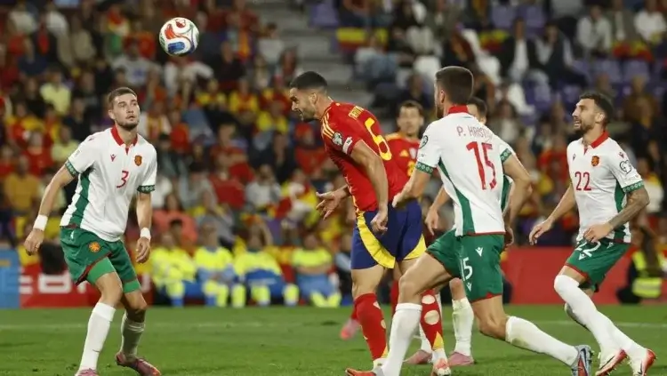 Spanyol 4-0 Bulgaria: Tim Tuan Rumah Tak Terbendung, Bulgaria Tak Berkutik