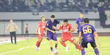 Persita Tangerang Menang 2-0 Melawan Semen Padang di Indomilk Arena