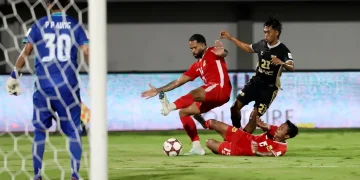 Dewa United Bantai Shan United 4-1 di Stadion Kelapa Dua